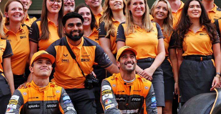McLaren zakt in 2022 naar P5: 'Dit is waar we verdienen te staan'