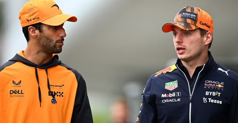 Verstappen: 'Het was beter geweest als Ricciardo bij Red Bull was gebleven'