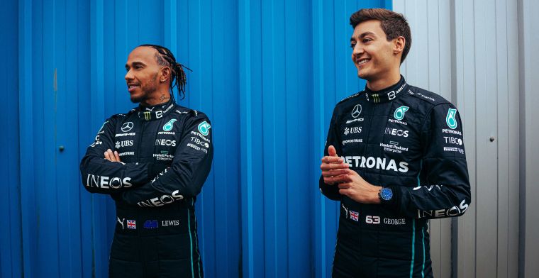Mercedes stelt vast: ‘Daarom kon Russell zich beter aanpassen dan Hamilton'