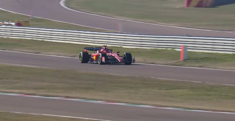 Leclerc meteen na Ferrari-lancering de baan op in SF-23: Auto liep goed