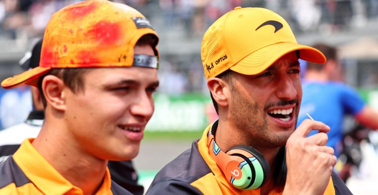 Norris ziet Ricciardo graag terugkeren in F1: 'Erg getalenteerd en geliefd'