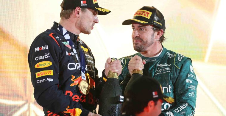 Alonso kent geen twijfel: Verstappen eindigt minimaal op het podium