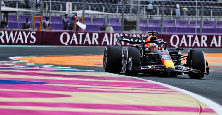 Verstappen declasseert concurrentie tijdens VT3 in Saoedi-Arabië