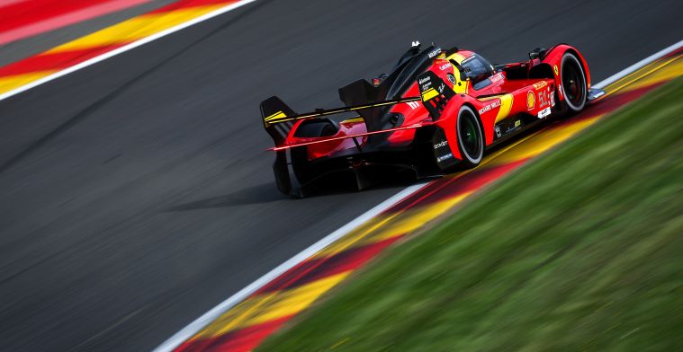 Net geen dubbel feest Ferrari: Giovinazzi verliest snelste tijd op Spa