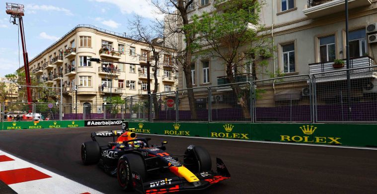 F1 WK-stand coureurs na GP Baku | Perez nadert Verstappen tot op zes punten