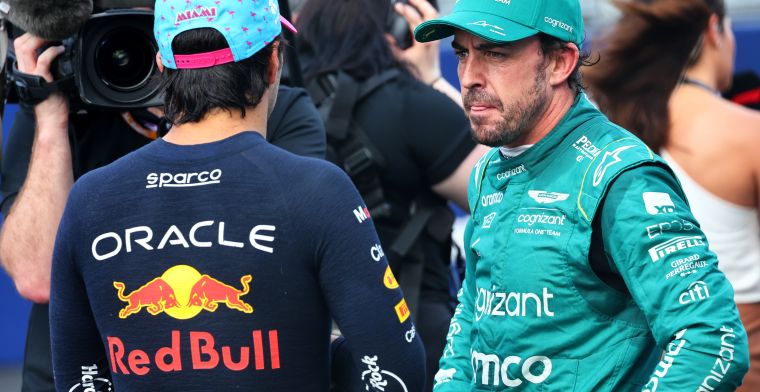 Alonso over podiumkansen: 'Max zal vrij snel weer van voren zitten'