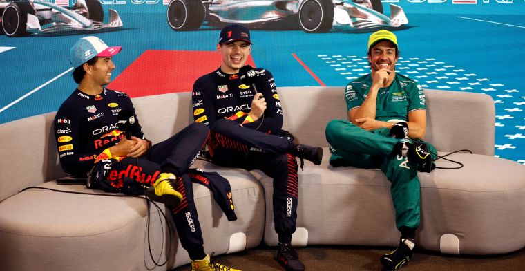 Verstappen en Alonso steunen Perez na reprimande: 'Te weinig vrije tijd'