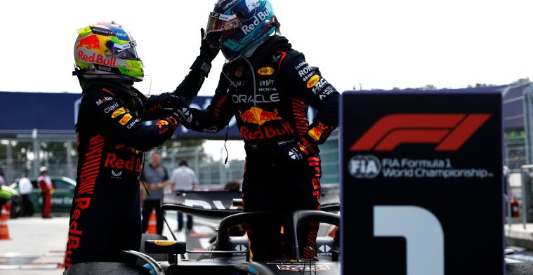 Perez looft 'goede verliezer' Verstappen: 'Dat is niet normaal in F1'