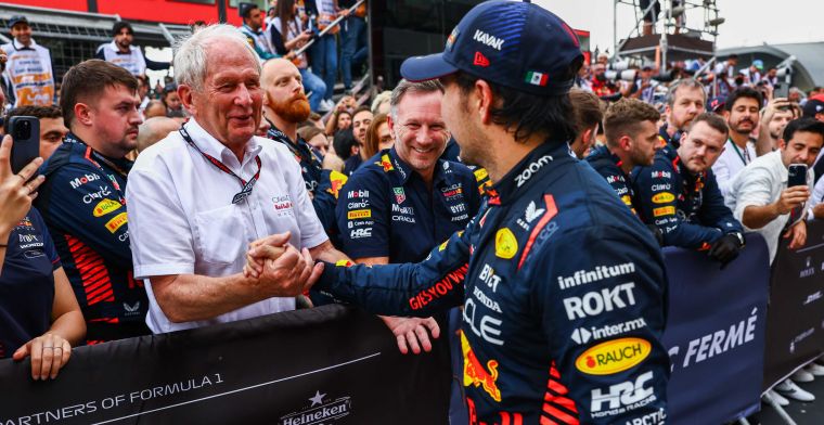 Marko neemt het op voor Perez: 'Niet alleen zijn fout, ook van Red Bull'