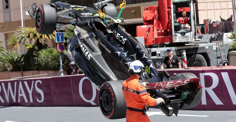 Wolff geïrriteerd na 'Cirque du Soleil' in Monaco: 'Je deelt onze auto'