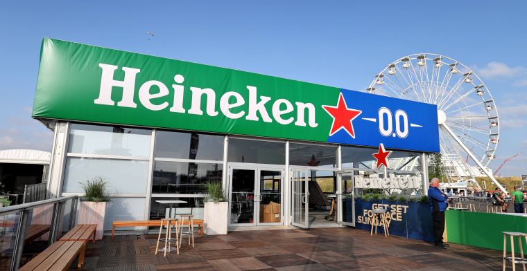 Samenwerking Heineken en Formule 1 voor meerdere jaren verlengd