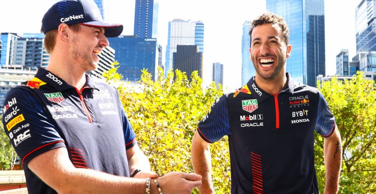 Ricciardo over kritiek Verstappen op F1-kalender: ‘Interessant van Max'