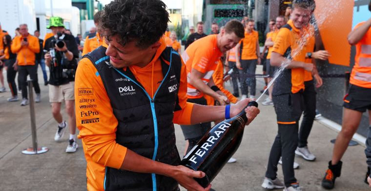 McLaren-coureurs Norris en Piastri niet bang: 'We houden van de uitdaging'