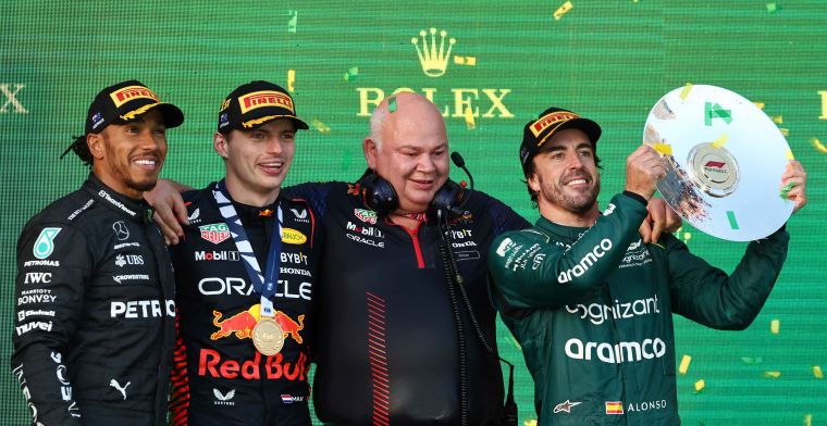 Gelijke F1-auto’s? ‘Hamilton aan de leiding als Alonso en Max elkaar raken'