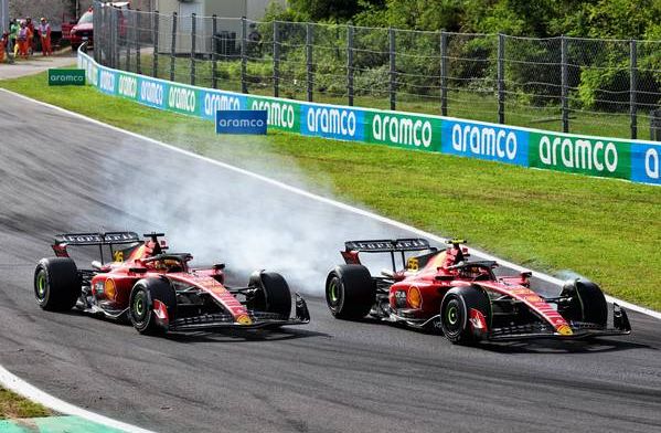 Leclerc genoot van gevecht met Sainz: 'Dit is hoe racen hoort te zijn'
