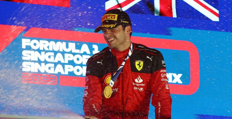 Sainz pakt met overwinning de 'GPblog Driver of the Day'