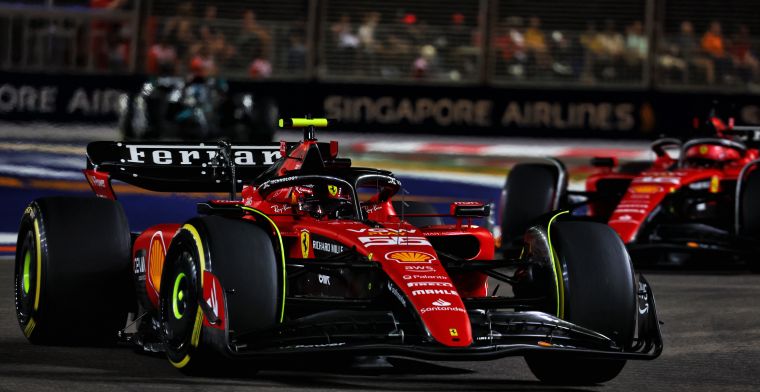 Cijfers teams GP Singapore | Ferrari schittert, Red Bull Racing schuttert