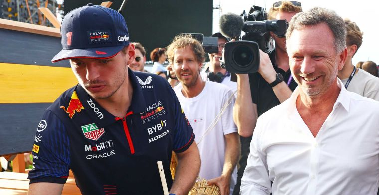 Vettel over dominantie Verstappen: 'Geluk om hier getuige van te zijn'