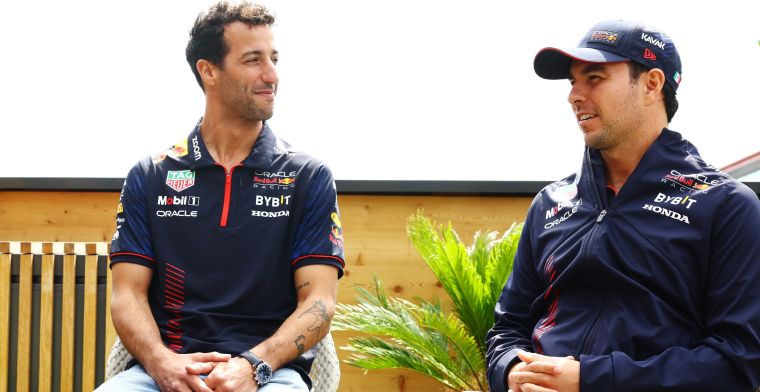 ‘Ricciardo favoriet als vervanger Perez bij Red Bull na óf gedurende 2024'