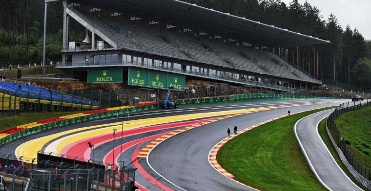 Grand Prix van België tot en met 2025 op de Formule 1-kalender