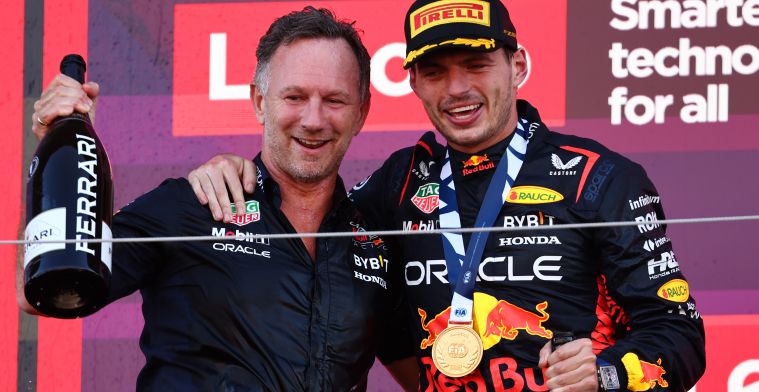 Horner: 'Max wil alles winnen, en dat drijft en motiveert Red Bull'