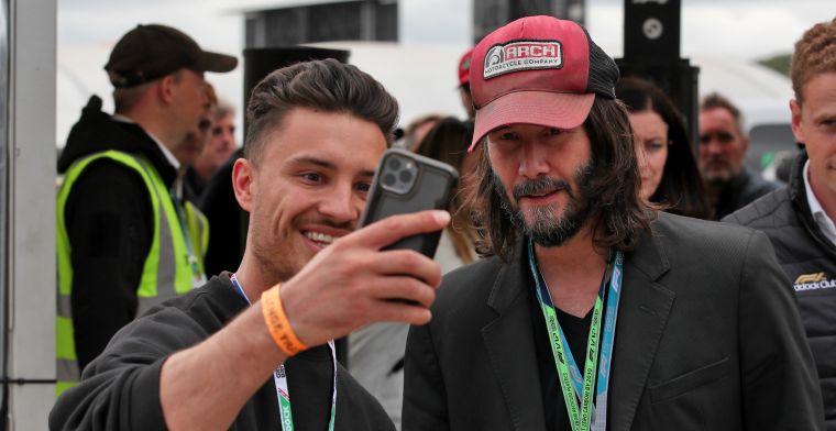 Hollywood ontdekt F1: ook filmster Keanu Reeves stapt in Formule 1