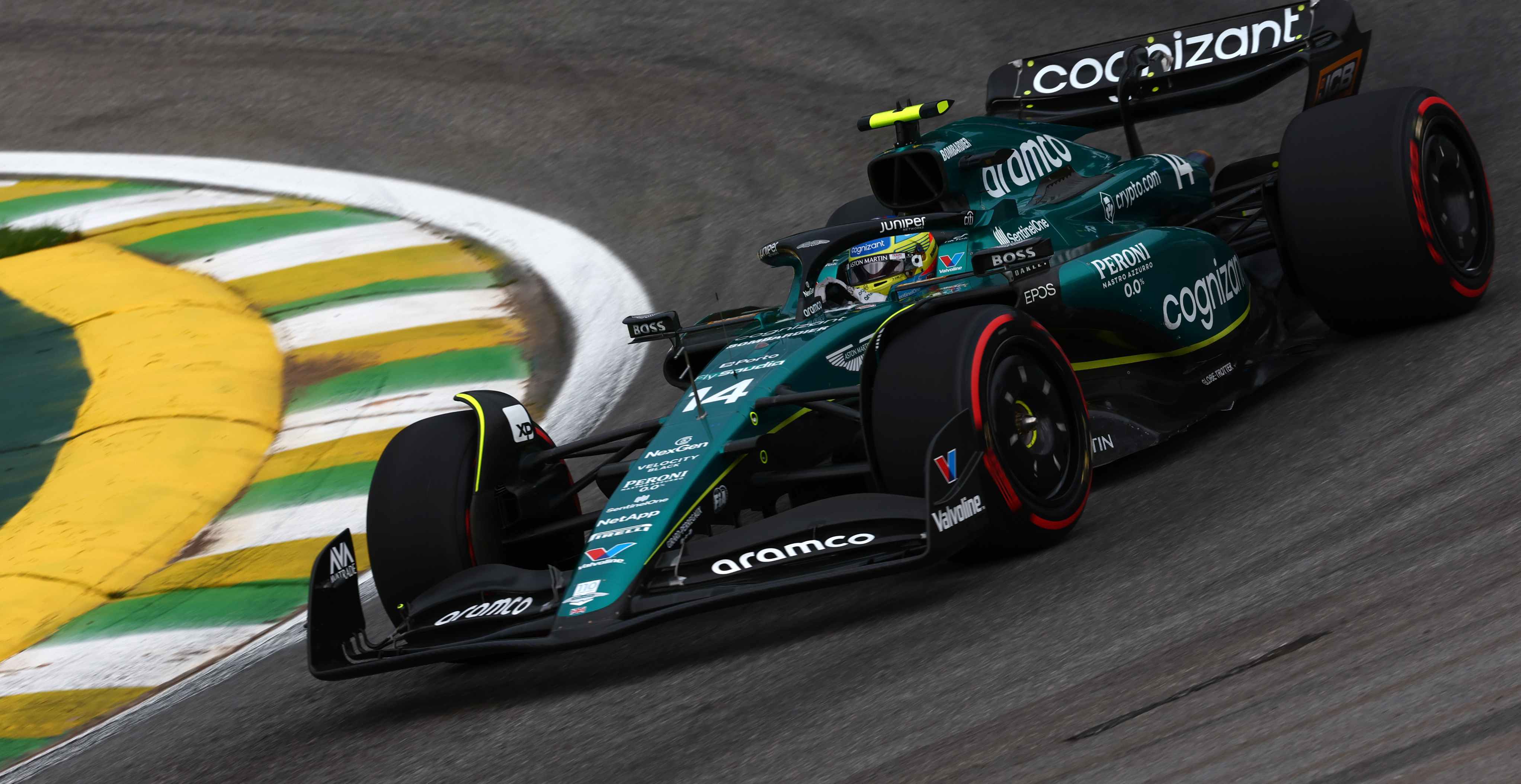 Sprint shootout zit er vroegtijdig op voor Alonso na crash met Ocon