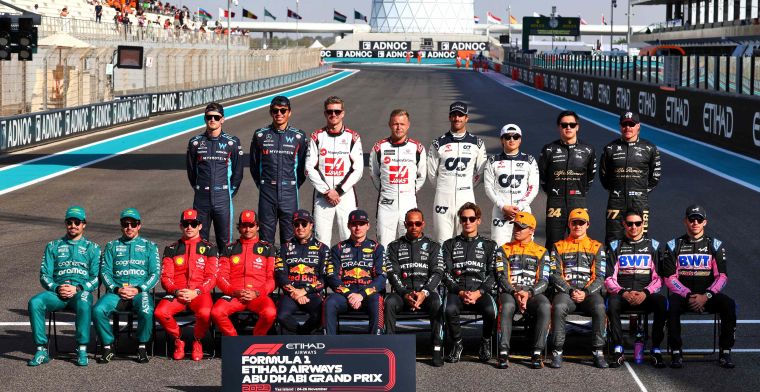 Dit is de complete line-up F1 coureurs voor 2024!