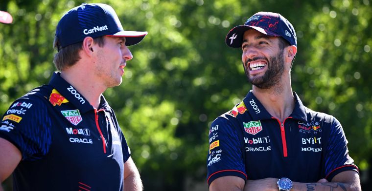 Ricciardo bevestigt geruchten: 'Ik was bijna net zo snel als Verstappen'
