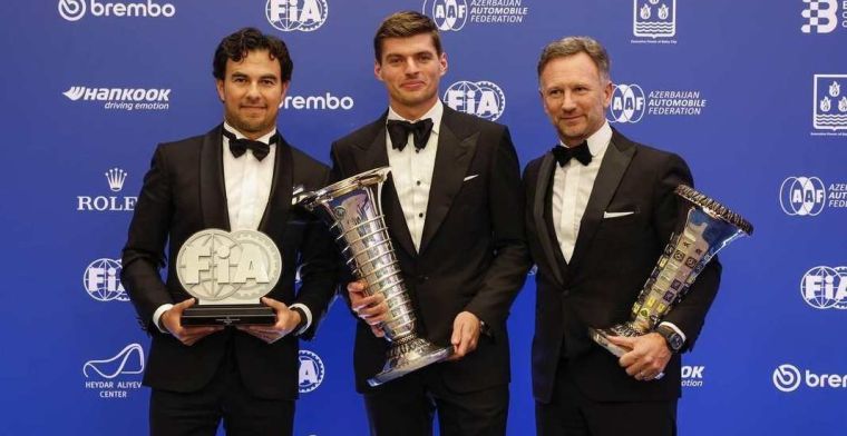 Perez feliciteert Verstappen: Hij heeft het hele jaar geweldig gereden