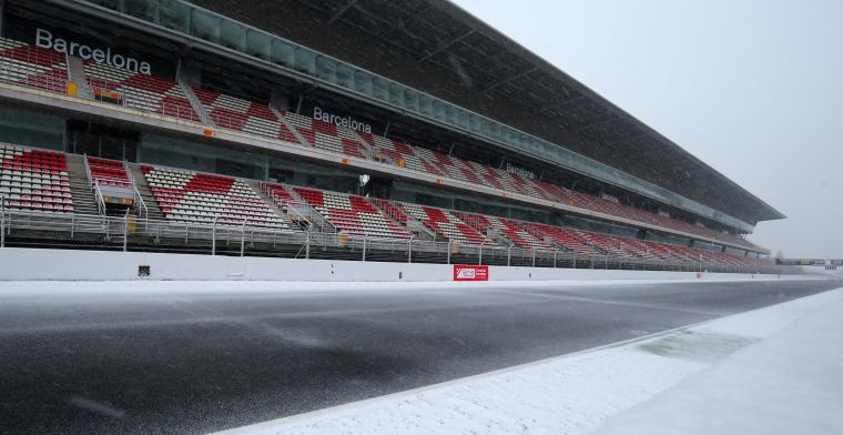 F1-wagens die rijden in de sneeuw? Zo zag dat eruit!