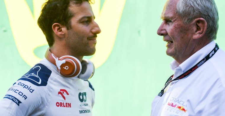 Helmut Marko praat mond voorbij over Daniel Ricciardo: 'Hij gaat niet weg'