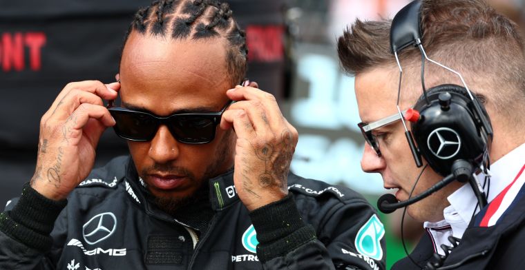 Hamilton laaiend enthousiast over nieuwe W15: 'Écht een raceauto'