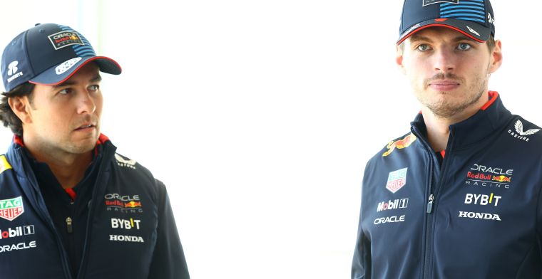 Perez reageert op mogelijk vertrek van Verstappen bij Red Bull Racing