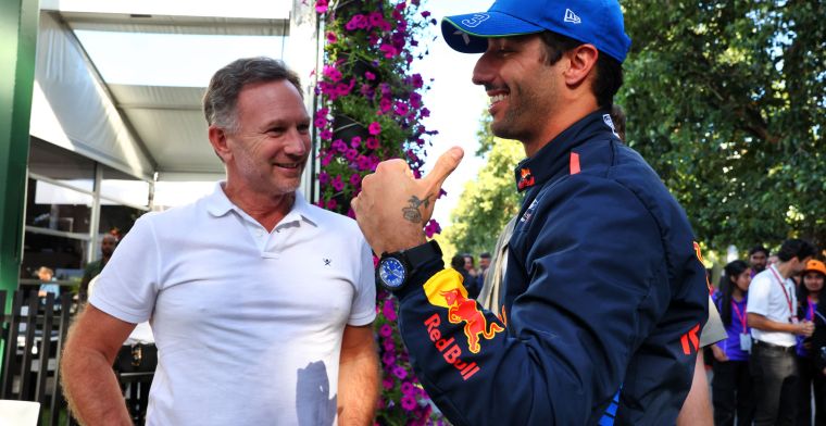 Ricciardo over mogelijke Red Bull-terugkeer: 'Zou de cirkel rondmaken'