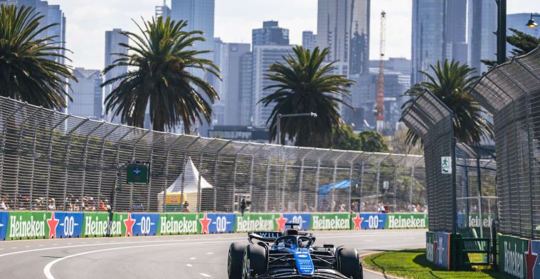‘Albon kan mogelijk niet meedoen aan Grand Prix van Australië’