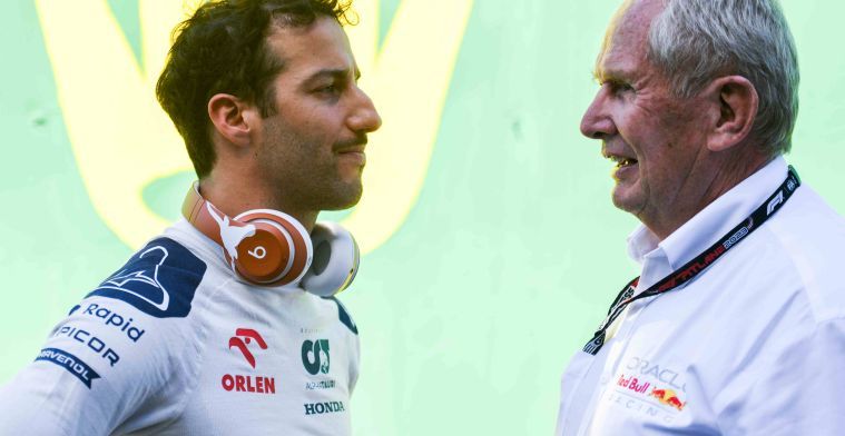 Ricciardo na kritiek van Marko: 'Wil precies hetzelfde als hij'