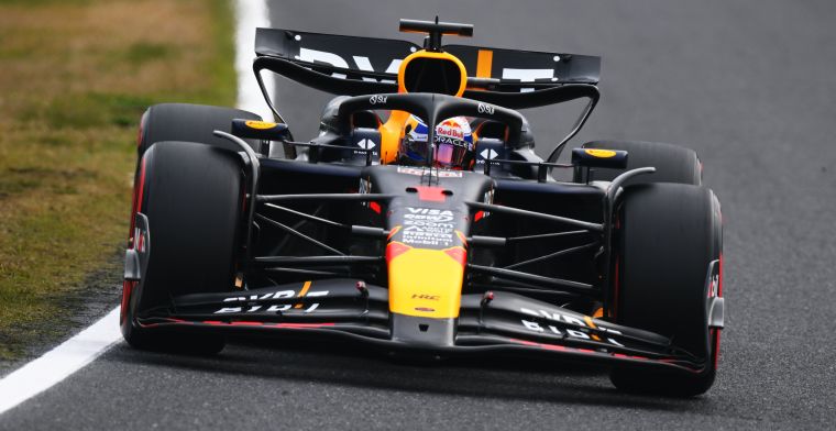 Dominant Red Bull in Japan, Verstappen de snelste