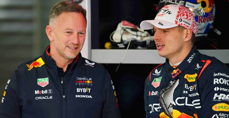 Horner spreekt van 'grote dag voor Red Bull': 'Max deed het uitstekend'