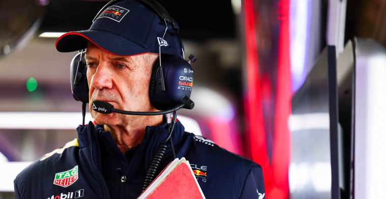 'Newey vertrekt bij Red Bull van Verstappen, wil lopend contract ontbinden'