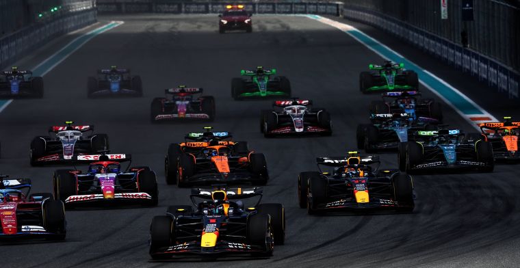 Stand WK na sprintrace Miami | Ricciardo pakt eerste punten