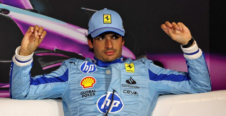 Met Verstappen op pole position ziet Sainz het somber in voor de Grand Prix